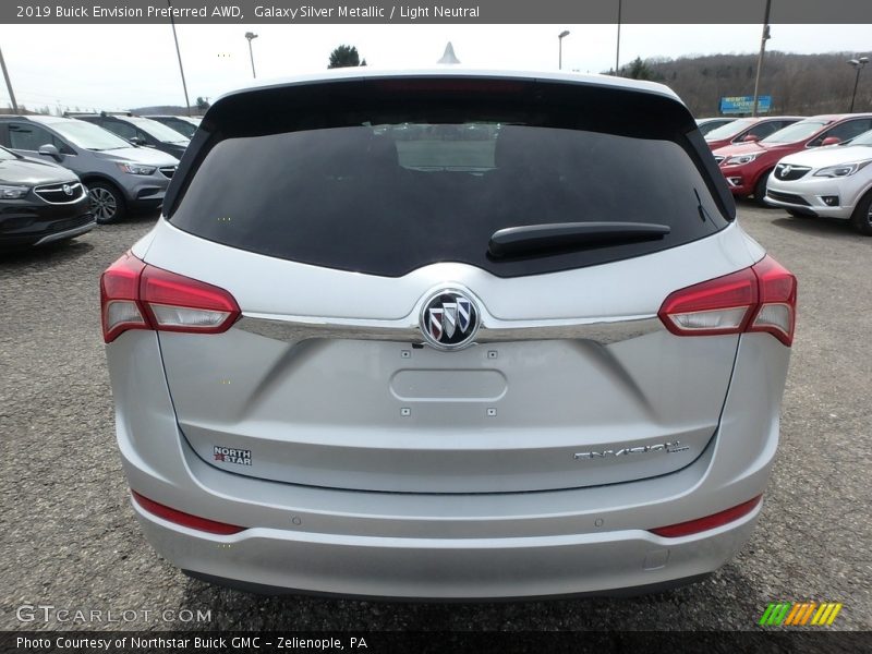 Galaxy Silver Metallic / Light Neutral 2019 Buick Envision Preferred AWD