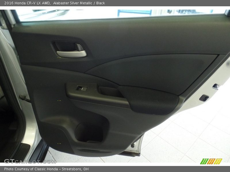 Alabaster Silver Metallic / Black 2016 Honda CR-V LX AWD