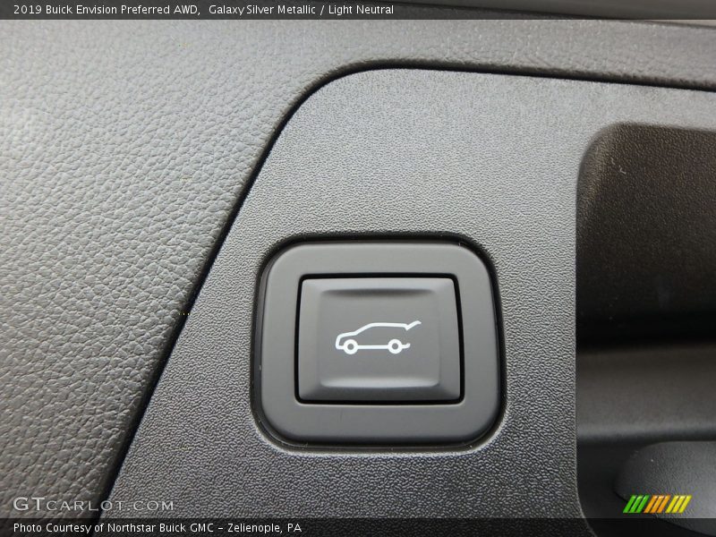 Galaxy Silver Metallic / Light Neutral 2019 Buick Envision Preferred AWD