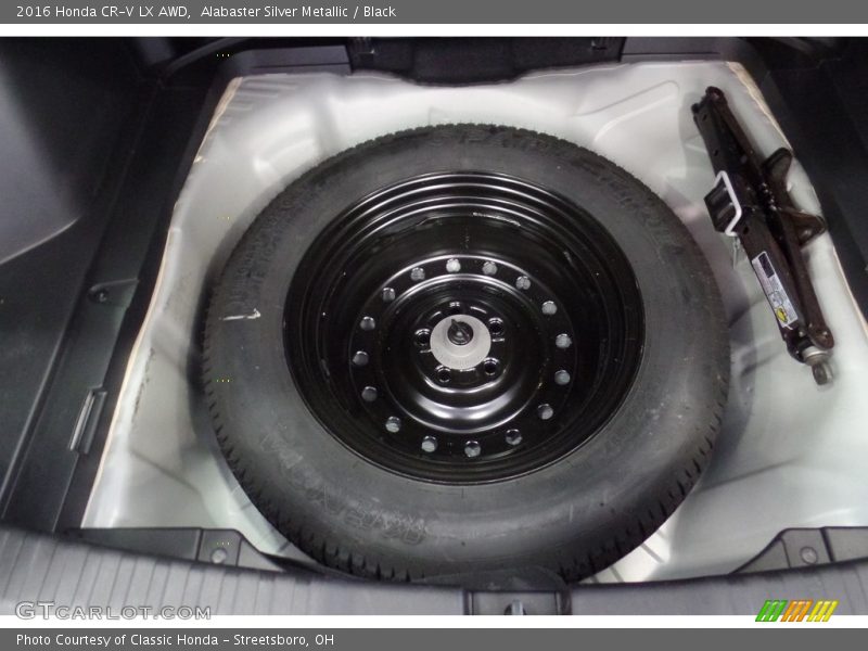 Alabaster Silver Metallic / Black 2016 Honda CR-V LX AWD