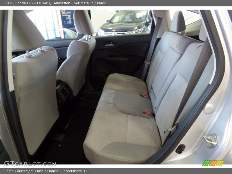 Alabaster Silver Metallic / Black 2016 Honda CR-V LX AWD