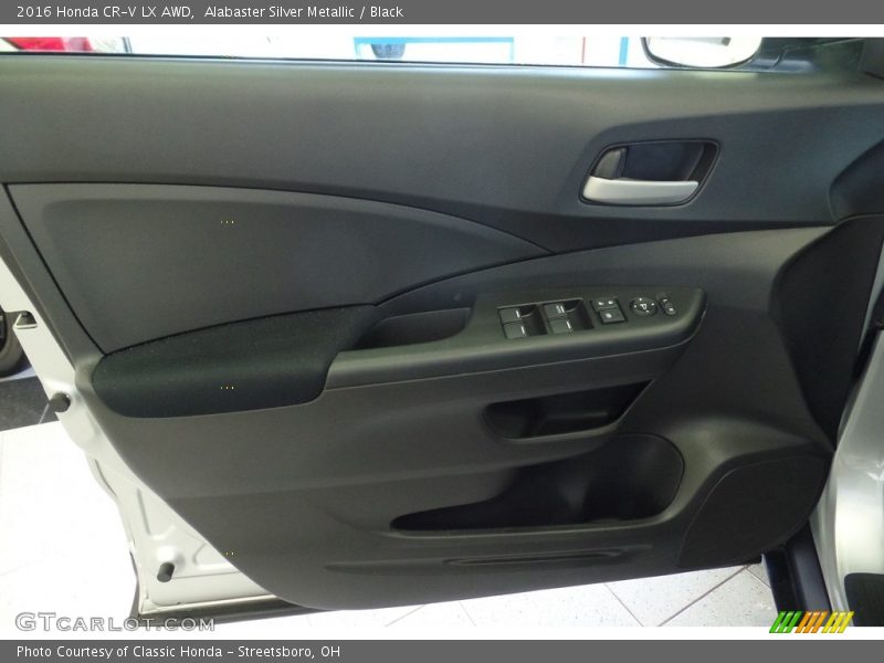 Alabaster Silver Metallic / Black 2016 Honda CR-V LX AWD