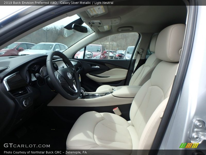 Galaxy Silver Metallic / Light Neutral 2019 Buick Envision Preferred AWD