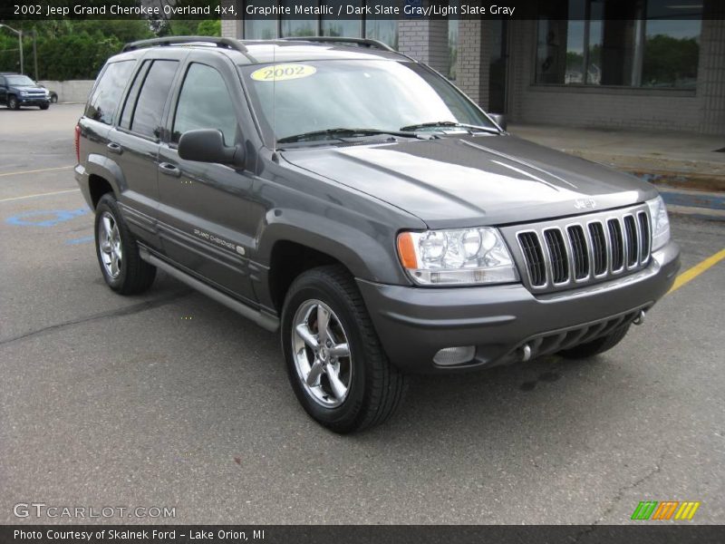 Graphite Metallic / Dark Slate Gray/Light Slate Gray 2002 Jeep Grand Cherokee Overland 4x4