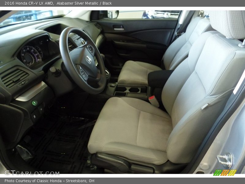 Alabaster Silver Metallic / Black 2016 Honda CR-V LX AWD