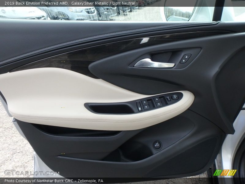 Galaxy Silver Metallic / Light Neutral 2019 Buick Envision Preferred AWD