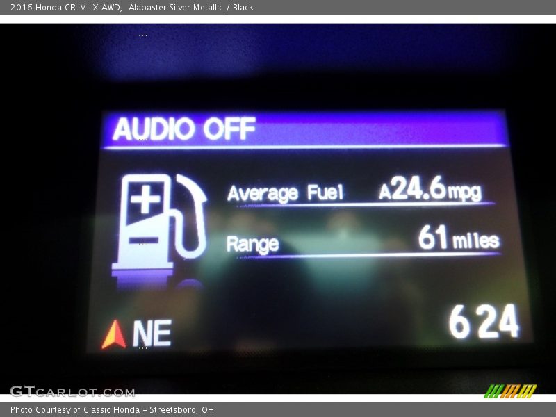Alabaster Silver Metallic / Black 2016 Honda CR-V LX AWD