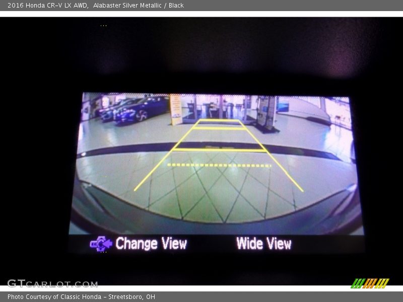 Alabaster Silver Metallic / Black 2016 Honda CR-V LX AWD