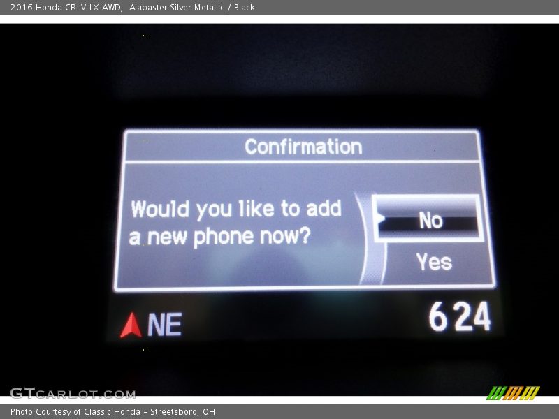 Alabaster Silver Metallic / Black 2016 Honda CR-V LX AWD
