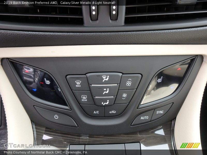 Galaxy Silver Metallic / Light Neutral 2019 Buick Envision Preferred AWD