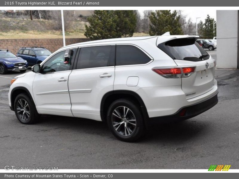 Blizzard Pearl / Almond 2016 Toyota Highlander XLE