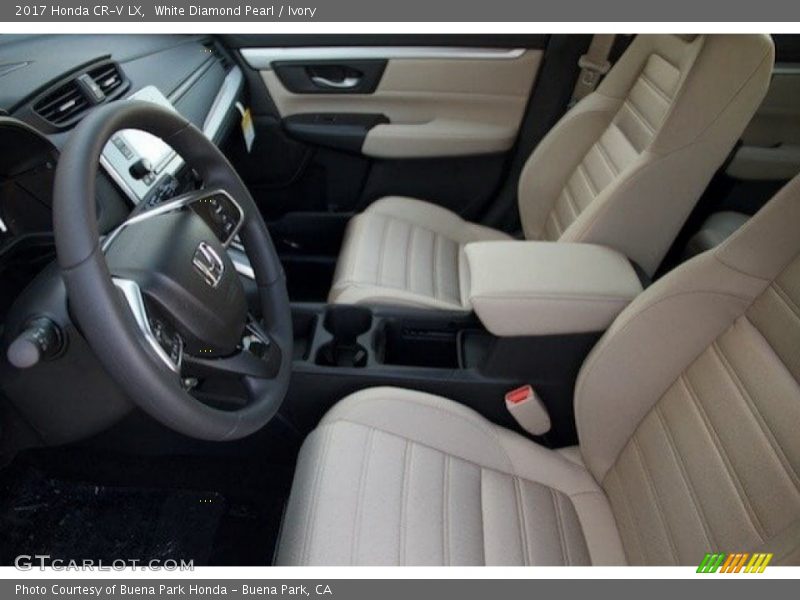 White Diamond Pearl / Ivory 2017 Honda CR-V LX