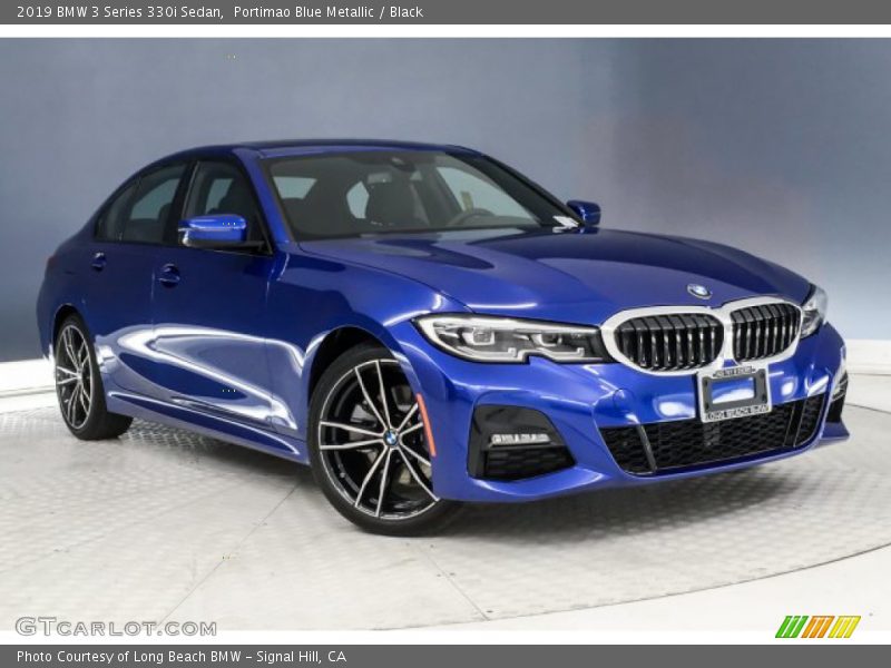 Portimao Blue Metallic / Black 2019 BMW 3 Series 330i Sedan