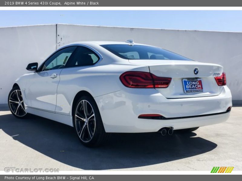 Alpine White / Black 2019 BMW 4 Series 430i Coupe