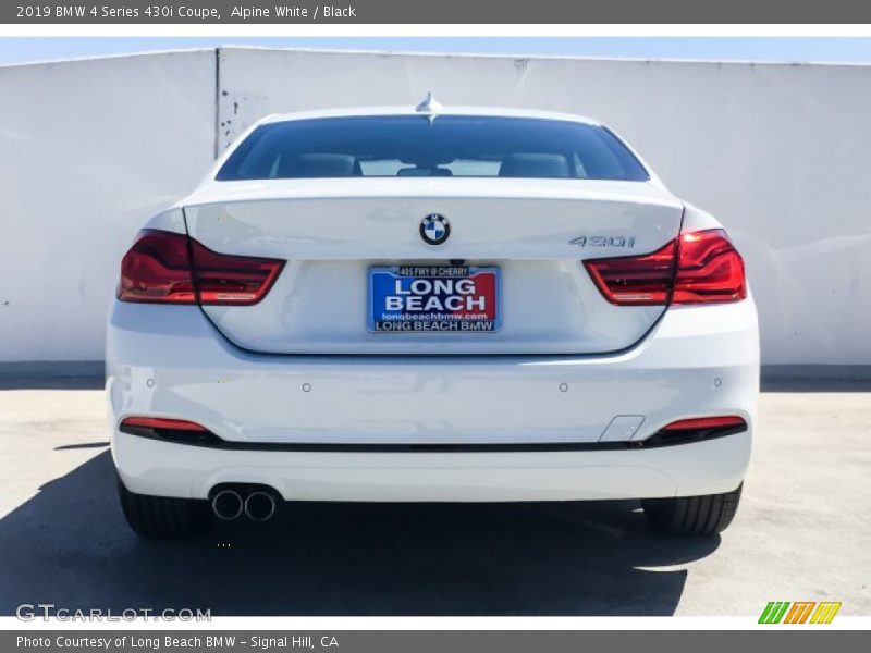 Alpine White / Black 2019 BMW 4 Series 430i Coupe