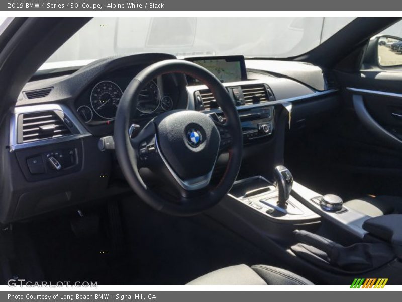 Alpine White / Black 2019 BMW 4 Series 430i Coupe