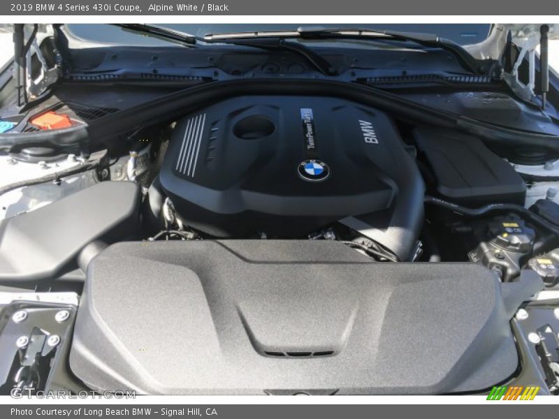 Alpine White / Black 2019 BMW 4 Series 430i Coupe