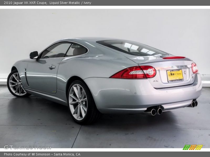 Liquid Silver Metallic / Ivory 2010 Jaguar XK XKR Coupe