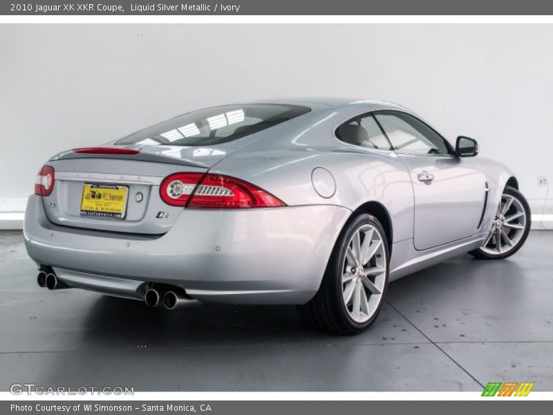 Liquid Silver Metallic / Ivory 2010 Jaguar XK XKR Coupe