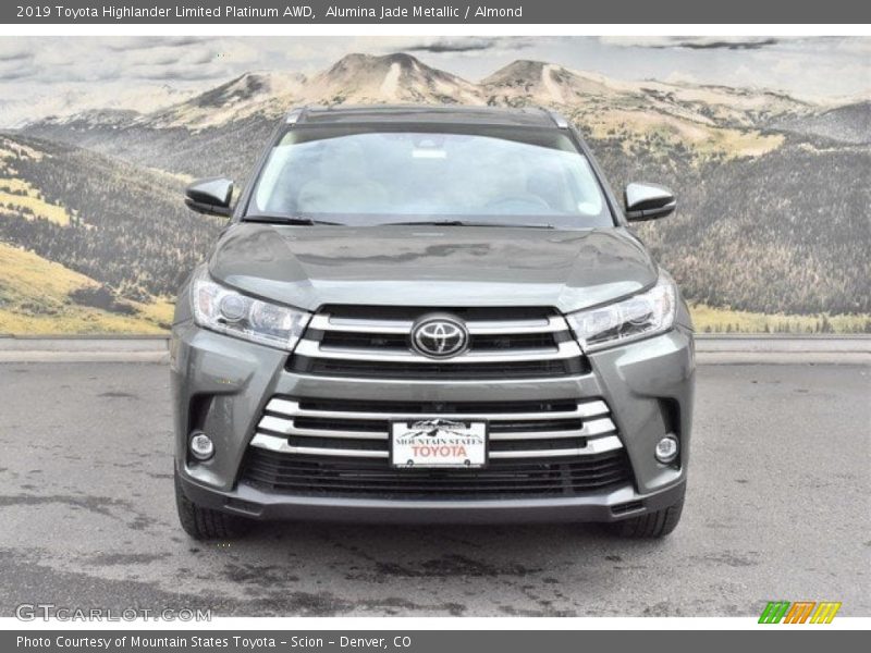 Alumina Jade Metallic / Almond 2019 Toyota Highlander Limited Platinum AWD