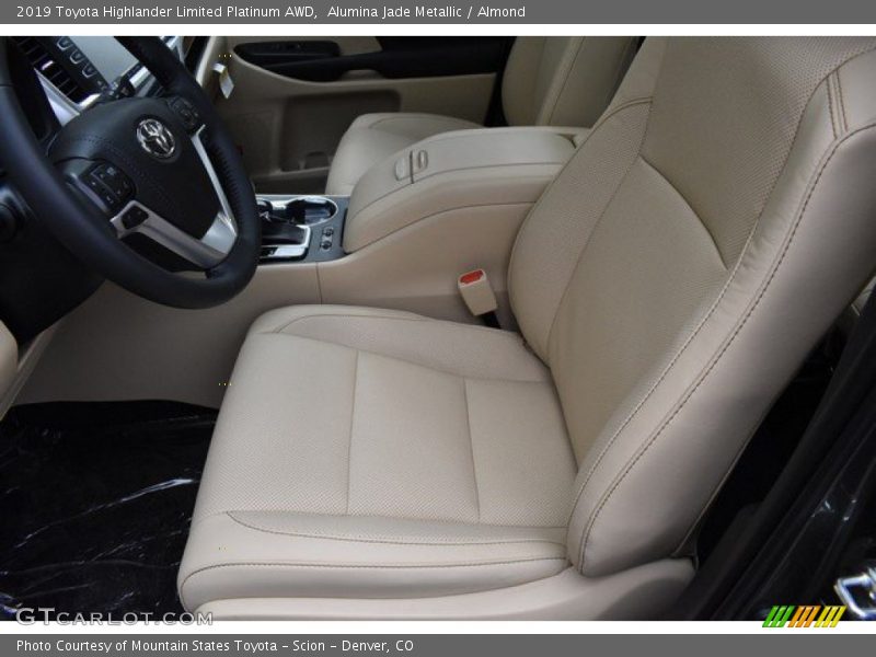 Alumina Jade Metallic / Almond 2019 Toyota Highlander Limited Platinum AWD
