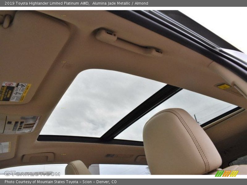 Alumina Jade Metallic / Almond 2019 Toyota Highlander Limited Platinum AWD