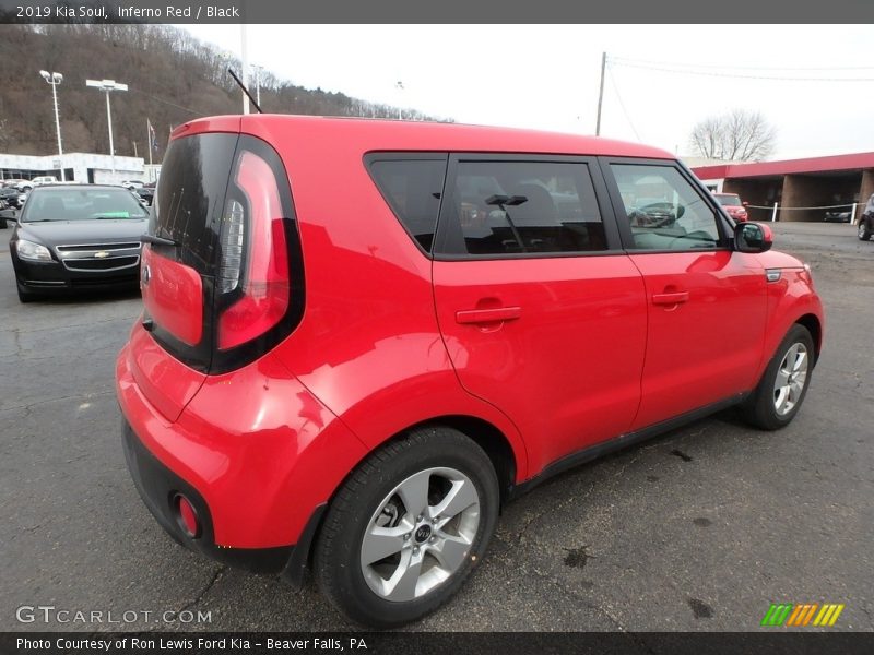 Inferno Red / Black 2019 Kia Soul