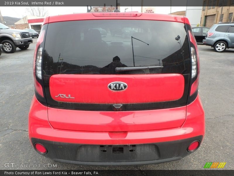 Inferno Red / Black 2019 Kia Soul
