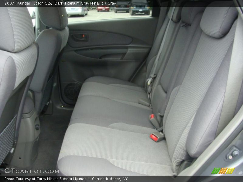 Dark Titanium Gray Metallic / Gray 2007 Hyundai Tucson GLS