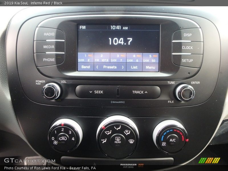 Inferno Red / Black 2019 Kia Soul