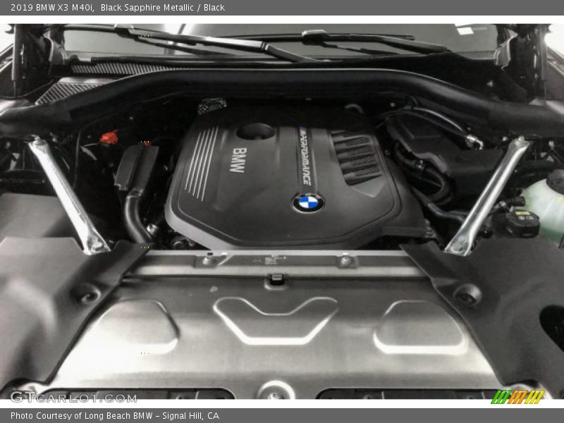 Black Sapphire Metallic / Black 2019 BMW X3 M40i