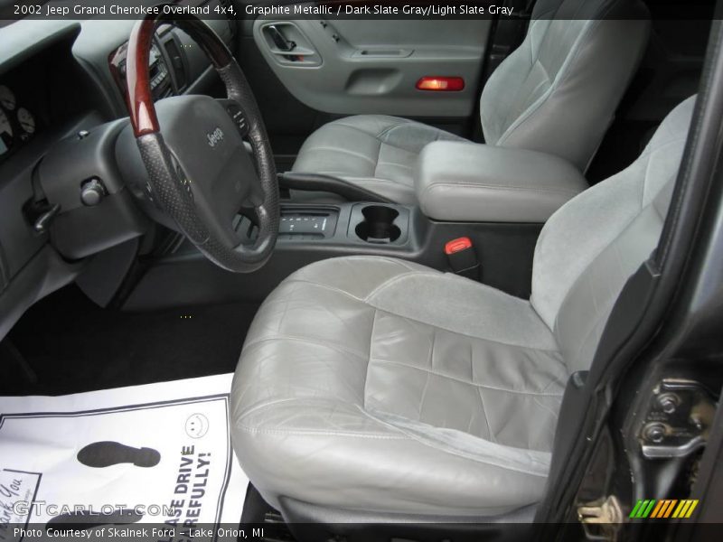 Graphite Metallic / Dark Slate Gray/Light Slate Gray 2002 Jeep Grand Cherokee Overland 4x4