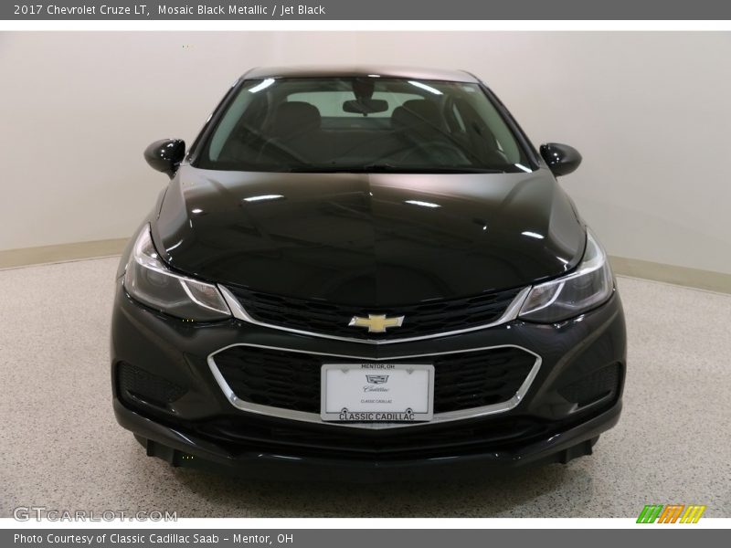 Mosaic Black Metallic / Jet Black 2017 Chevrolet Cruze LT