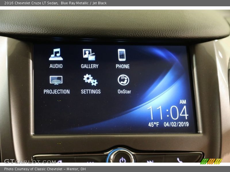 Blue Ray Metallic / Jet Black 2016 Chevrolet Cruze LT Sedan