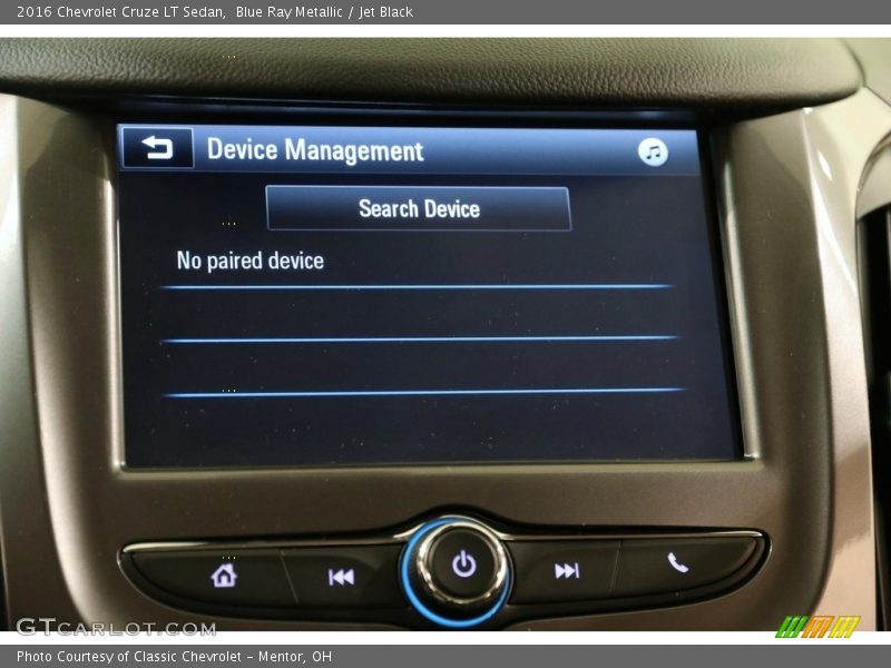 Blue Ray Metallic / Jet Black 2016 Chevrolet Cruze LT Sedan