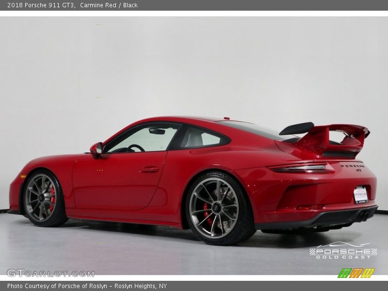 Carmine Red / Black 2018 Porsche 911 GT3
