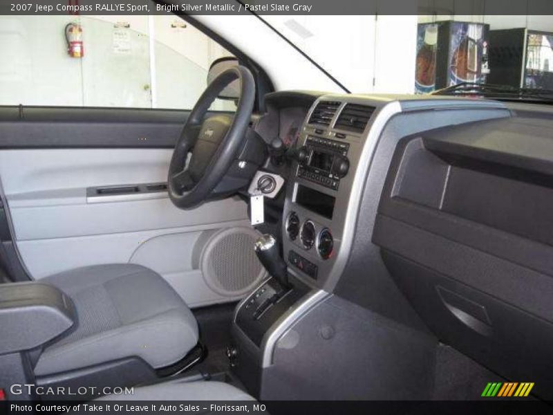 Bright Silver Metallic / Pastel Slate Gray 2007 Jeep Compass RALLYE Sport