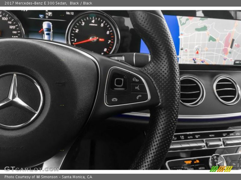 Black / Black 2017 Mercedes-Benz E 300 Sedan