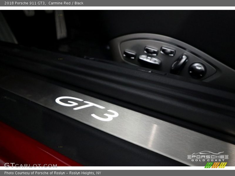 Carmine Red / Black 2018 Porsche 911 GT3