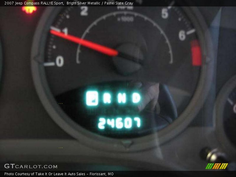 Bright Silver Metallic / Pastel Slate Gray 2007 Jeep Compass RALLYE Sport