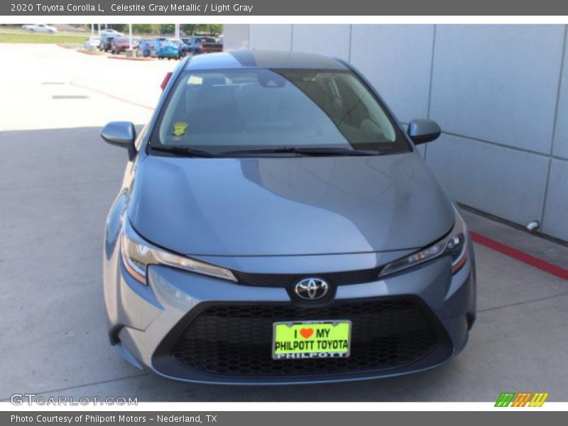 Celestite Gray Metallic / Light Gray 2020 Toyota Corolla L