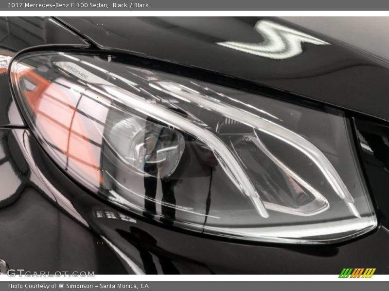 Black / Black 2017 Mercedes-Benz E 300 Sedan