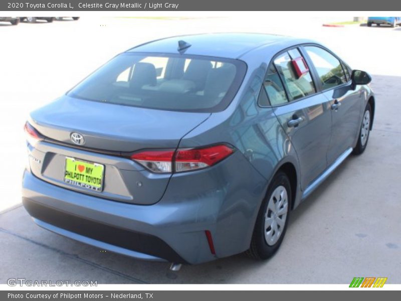 Celestite Gray Metallic / Light Gray 2020 Toyota Corolla L