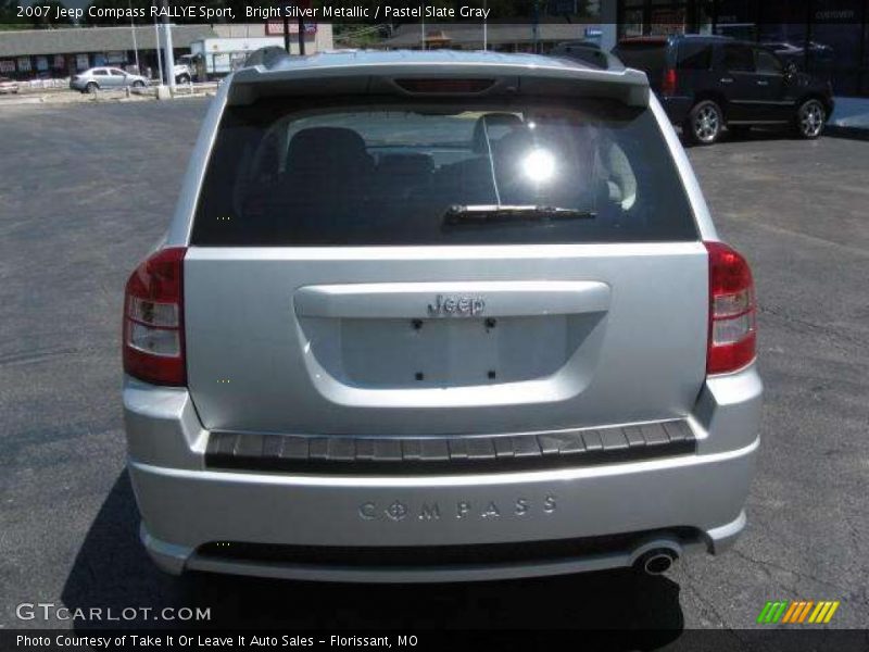 Bright Silver Metallic / Pastel Slate Gray 2007 Jeep Compass RALLYE Sport