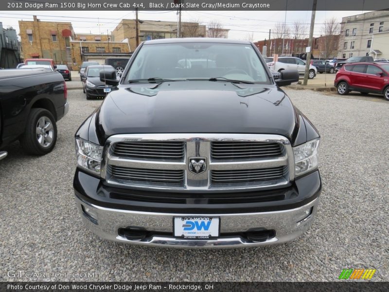 Black / Dark Slate Gray/Medium Graystone 2012 Dodge Ram 1500 Big Horn Crew Cab 4x4