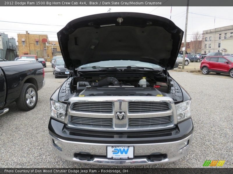 Black / Dark Slate Gray/Medium Graystone 2012 Dodge Ram 1500 Big Horn Crew Cab 4x4