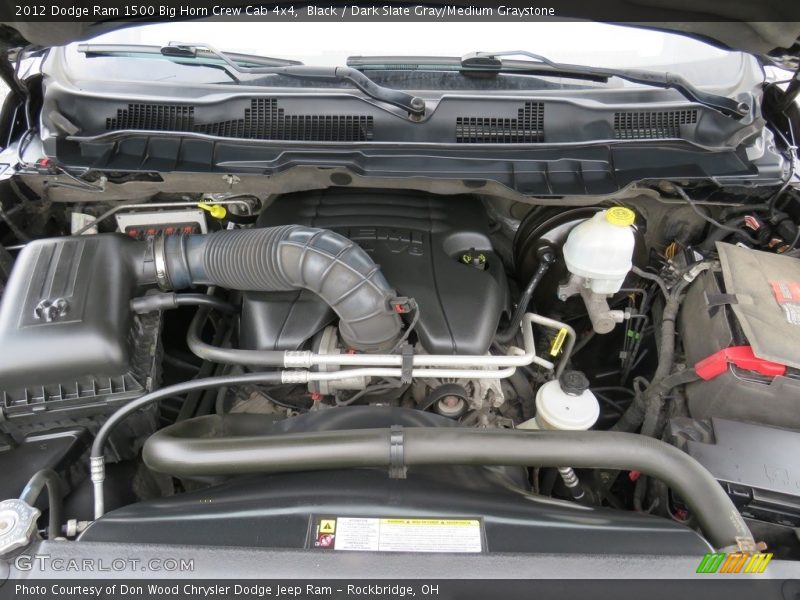 Black / Dark Slate Gray/Medium Graystone 2012 Dodge Ram 1500 Big Horn Crew Cab 4x4