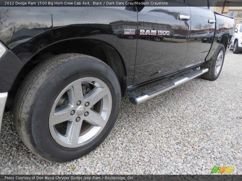 Black / Dark Slate Gray/Medium Graystone 2012 Dodge Ram 1500 Big Horn Crew Cab 4x4