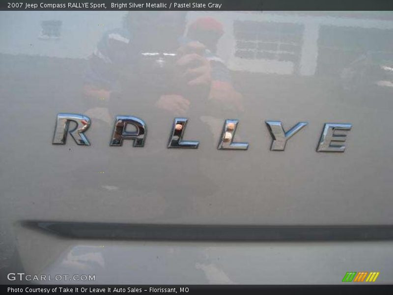 Bright Silver Metallic / Pastel Slate Gray 2007 Jeep Compass RALLYE Sport