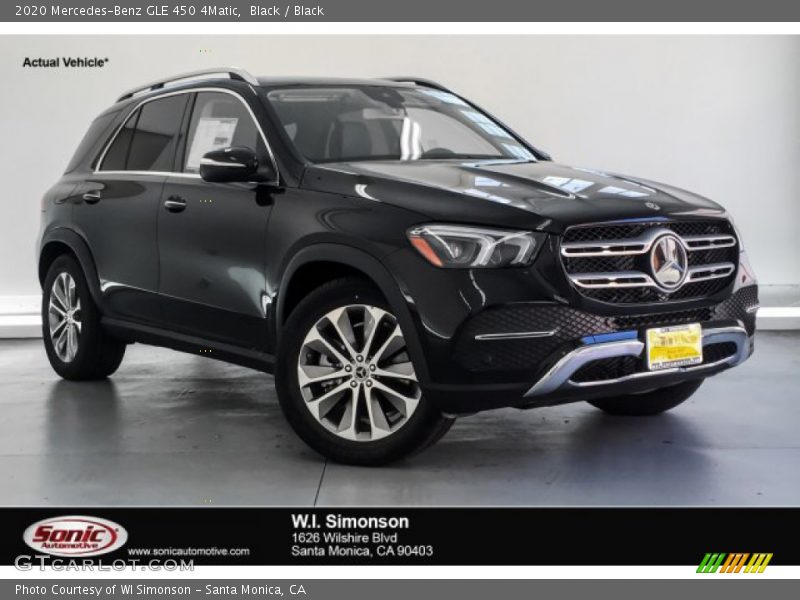Black / Black 2020 Mercedes-Benz GLE 450 4Matic